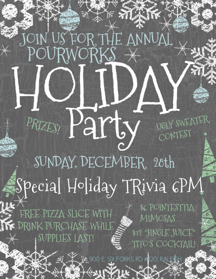 Holiday Party, Potluck & Trivia!
